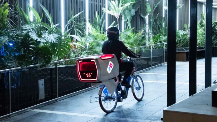 Dominos dxb The Electric Bike Revolutionizing Pizza Delivery